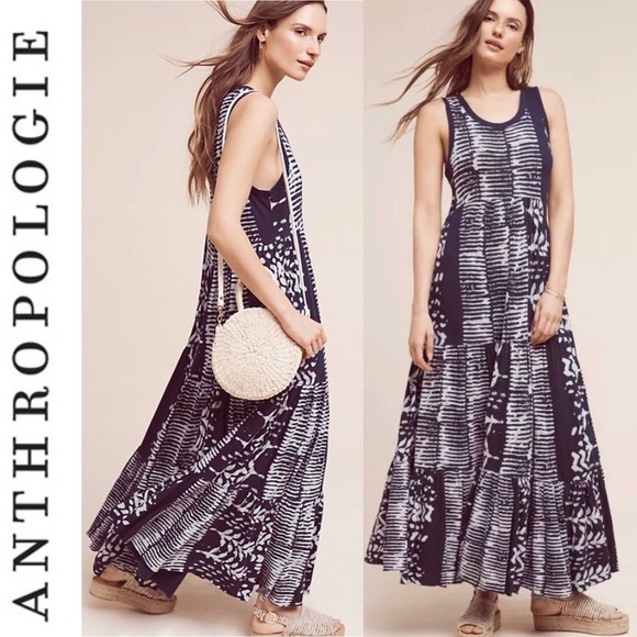 Anthropologie Dresses & Skirts - Anthro Holding horses Ismene Printed Maxi Dress M